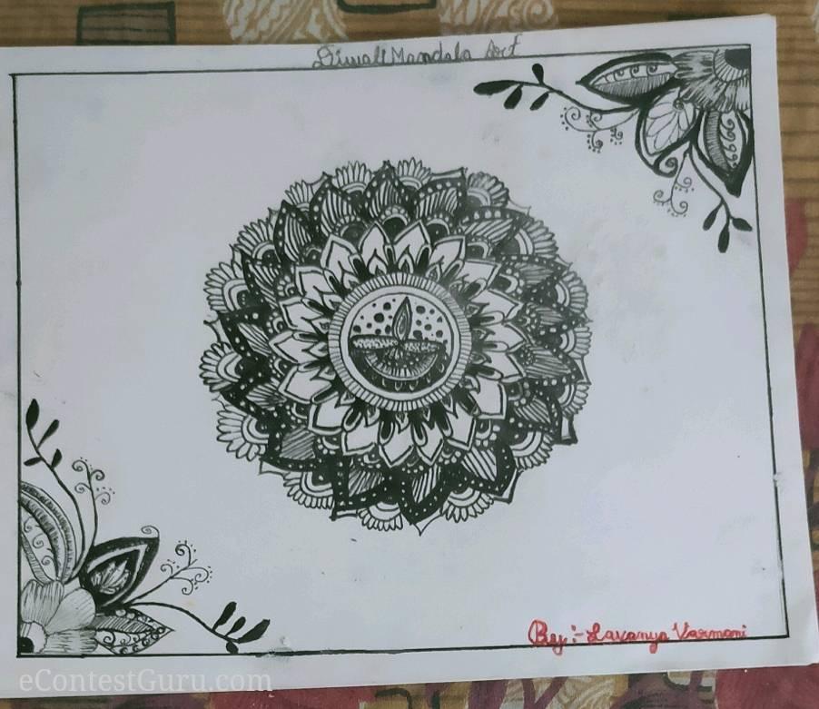 Diwali Mandala Art 