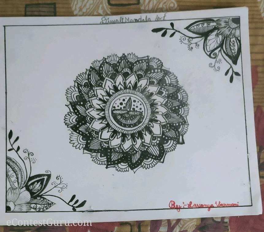 Diwali Mandala Art 