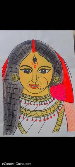 Devi Durga in Bengali Roop