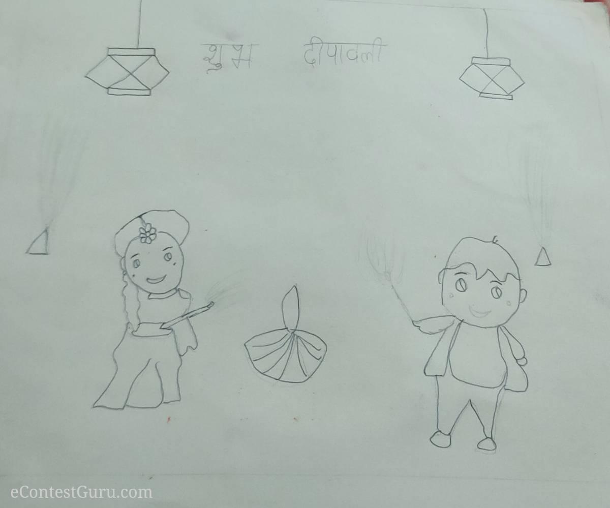 diwali Drawing 