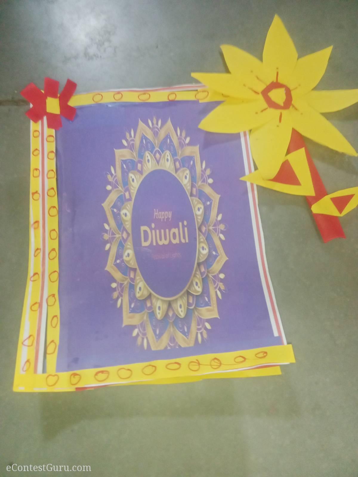 Festive Diwali greetings cards 