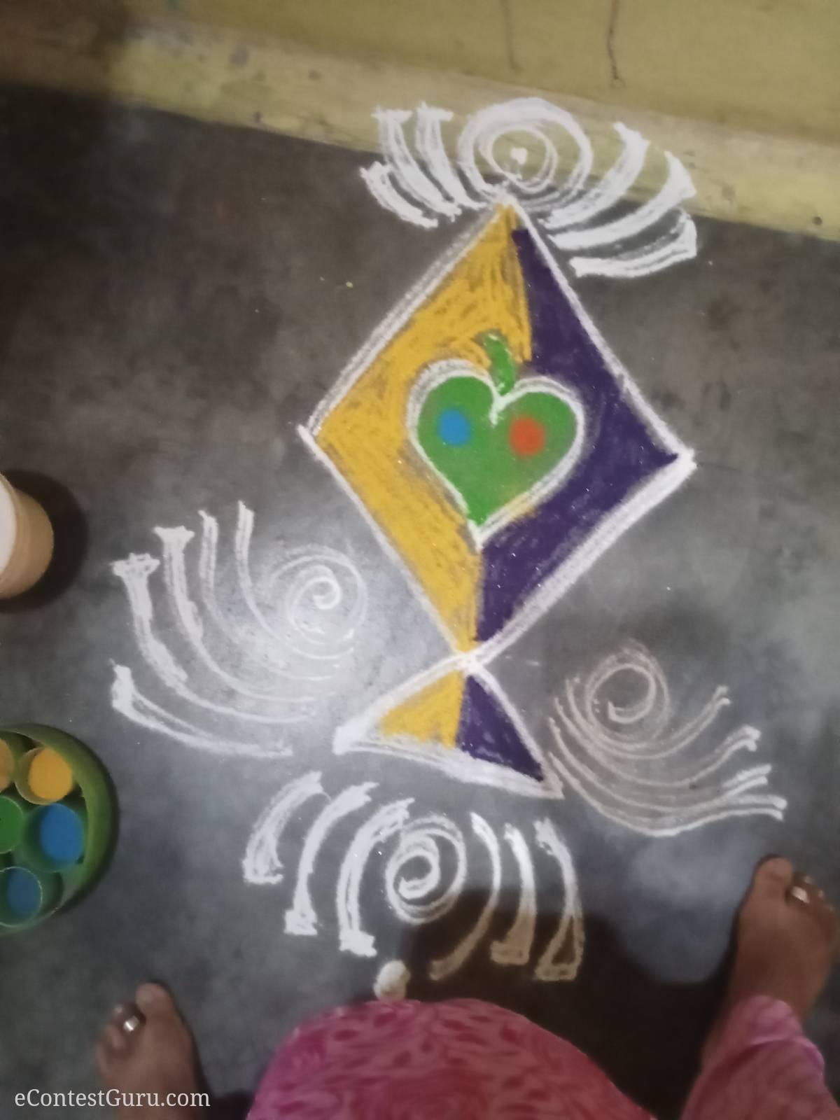 Makarsankranti2025rangoli