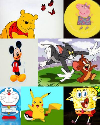 Contest on cartoon characters