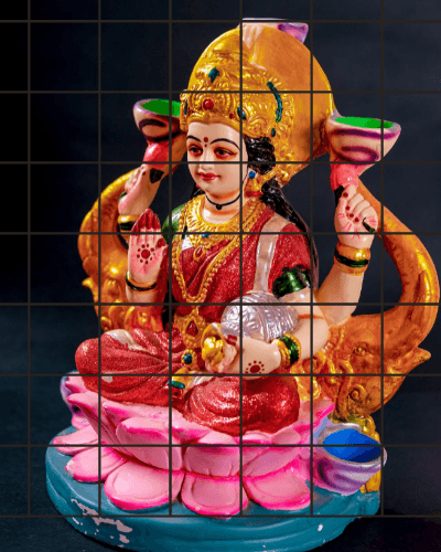 Solve the puzzle godess lakshmi devi