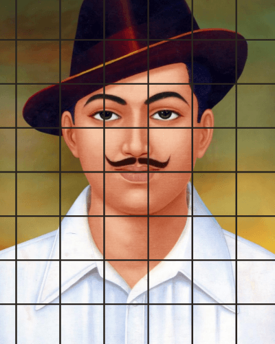 Freedom fighter bhagat singh puzzle