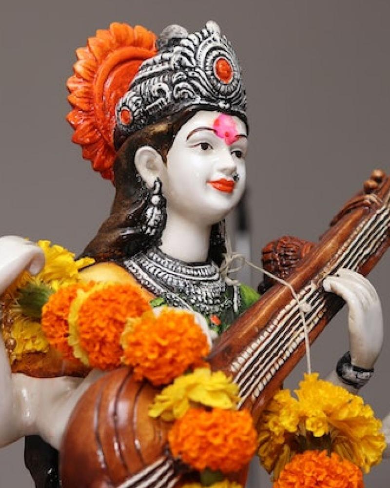 Online art competition for saraswati maa in 2024